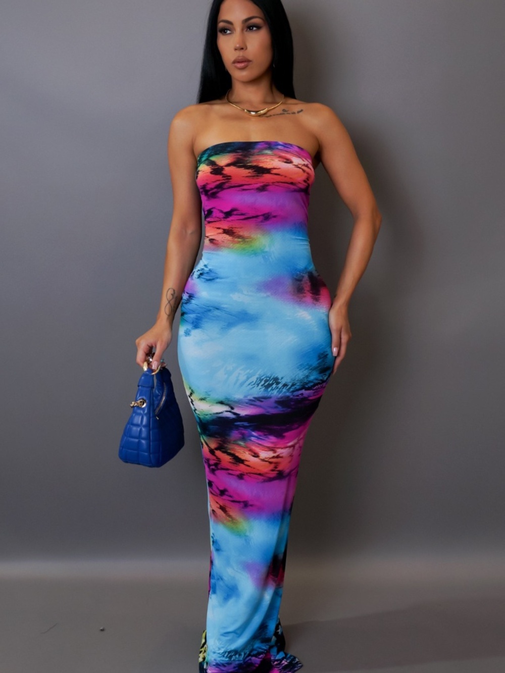Strapless Maxi Dress